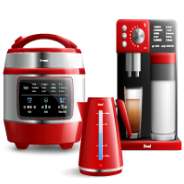 صورة لقسم كهربائيات المطبخ