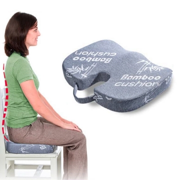 صورة وسادة بامبو للجلوس الصحي 