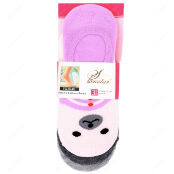 صورة جوارب نسائيه صغيره مقاس حر 3 أزواج