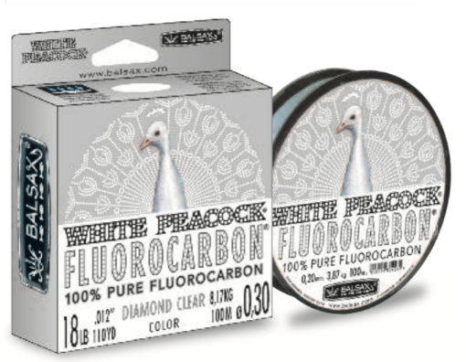 Picture of WHITE PEACOCK FLUORO CARBON 0.25MM 12LB