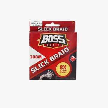 Picture of LINE BRAID BOSS SLICK X8 300MTR 20LB YELLOW