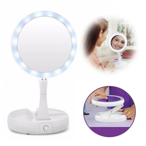 Picture of MY FOLD AWAY MIRROR WITH LED