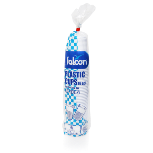 صورة كرتون اكواب بلاستيك 6 اونص 