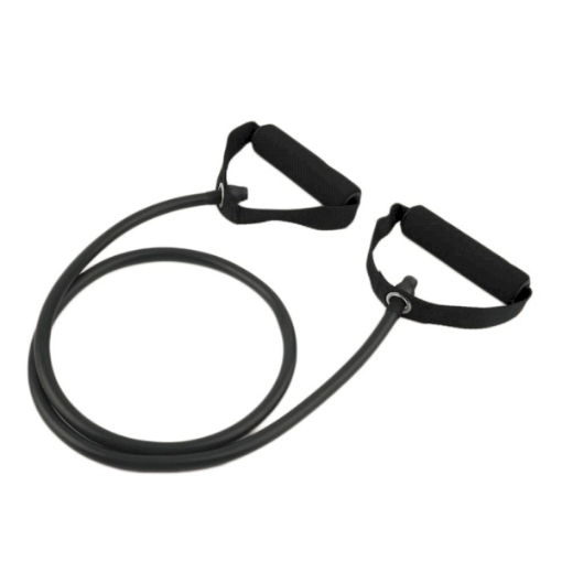 Picture of  Resistance training elastomer with handle 4, black color