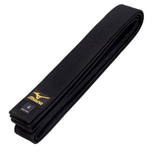 Picture of  Internationally certified judo belt, Mizno black color