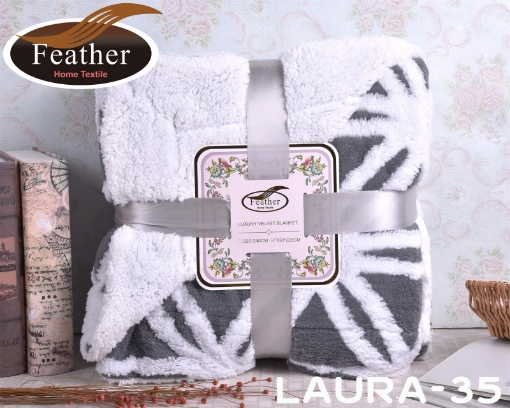 Picture of بطانيه مايكرو كالفو  نفرين شعر ومن الداخل فرو