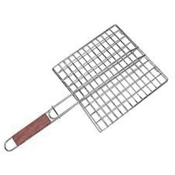 Picture of Portable Barbecue BBQ Grill Net Basket Roast Grilling Tray