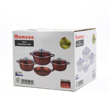Picture of High Quality heavy Marble/Granite Coating Die-Cast Non-stick 7pcs