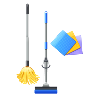 صورة لقسم أدوات ومعدات تنظيف المطبخ 