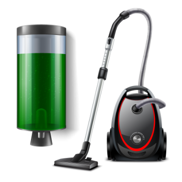 صورة لقسم آجهزة التنظيف 