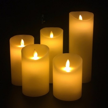 صورة شمعة 5 مختلفة