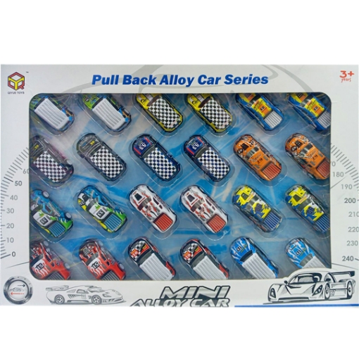Picture of pull back alloy car series toy 24 pcs