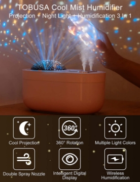 Picture of TOBUSA Cool Mist Humidifier Diffuser