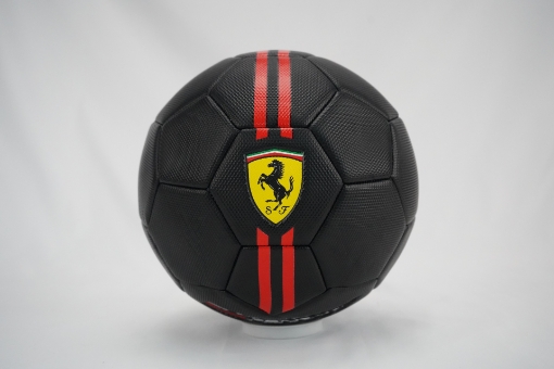 Picture of  Ferrari ball size 5 # color red with two black stripes F611 