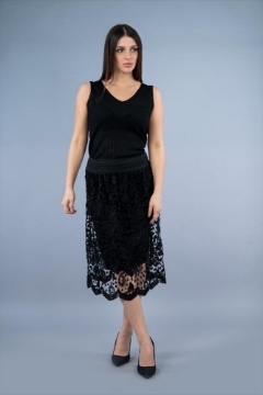 Picture of Lace midi skirt
