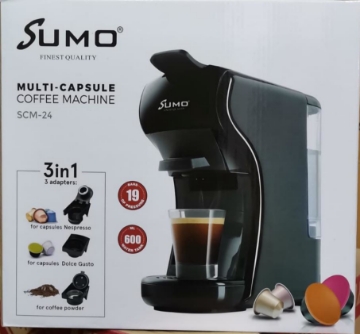 Picture of Italian Espresso Electric Coffee Capsule Machine 3 in 1