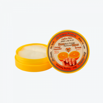 Picture of Nail Polish Remover Wipes ORANGE 1Box