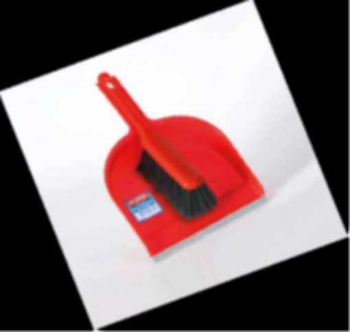 Picture of Dustpan set: dustpan w/rubber + brush 2PCS