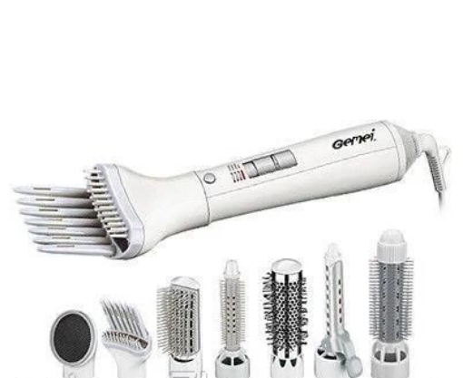 صورة فرشاة مجفف ومصفف الشعر 8 في 1