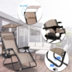 Picture of Zero Gravity Chair Lounge Patio Chairs with canopy Cup Holder