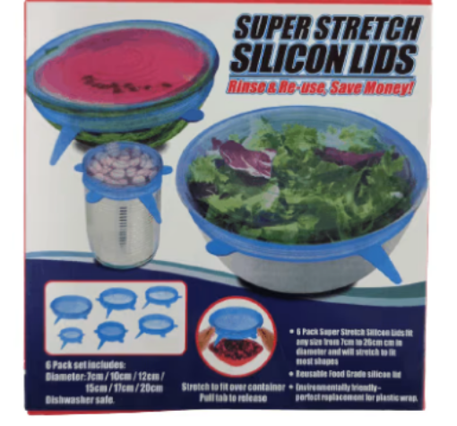Picture of Super Stretch Silicone Lids 6pc