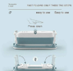 Picture of Foldable Portable Bathtub 54x24x20 inch