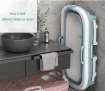 Picture of Foldable Portable Bathtub 54x24x20 inch