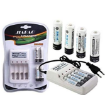 Picture of Jiabao Battery Charger with 4 Pieces 600mAh 4 AA Rechargeable Batteries