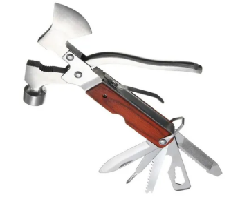 Picture of 13 in 1 Portable Multitool Pocket Mini Hammer Ergonomic Design Metal Construction