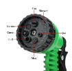 صورة Water Hose 10m Reel Portable Washing Kit For Garden Or Car  + Wall Mountable
