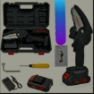 Picture of Mini 4 Inch handheld Electric Power Cordless Chainsaw For Trees Branch Wood Cutting