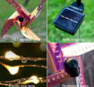 Picture of Lights Solar Powered Wind Spinner Outdoor Windmill Lamps 2 Pieces