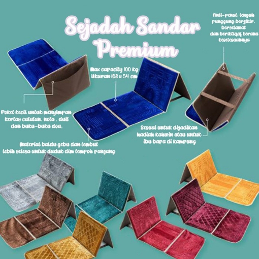 Picture of Prayer Mat Sejadah Sandar Foldable with back support