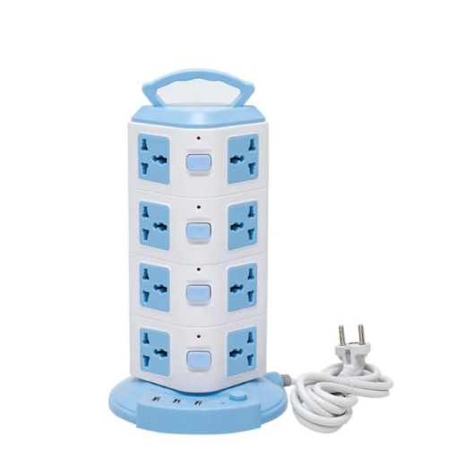 صورة Socket Panel Multi Hole Multifunctional With USB Charging Tower