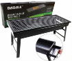 صورة BBQ Grill Pan Portable Folding Stand Lightweight