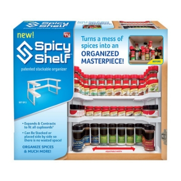 Picture of Spicy Shelf and Stackable Spice Organizer