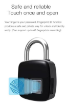 Picture of Smart Waterproof Fingerprint Padlock
