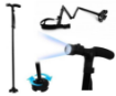 Picture of Folding Walking Stick Cane + LED Light