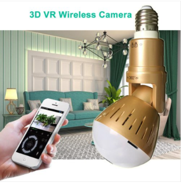 Picture of Day & Night Fisheye Bulb Wifi 360 Camera HD 1080p