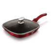 Picture of BH Grill pan w/ lid 28 cm Burgundy 