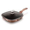 Picture of BH Grill pan w/ lid 28 cm Burgundy 
