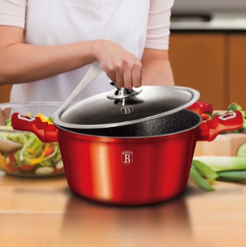 Picture of BH Casserole w/ lid 20 cm Burgundy 