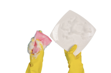 صورة لقسم ادوات جلي الصحون