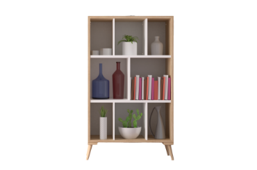 صورة لقسم ارفف وادراج متحركة