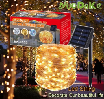 Picture of LED Solar hole line lamp string