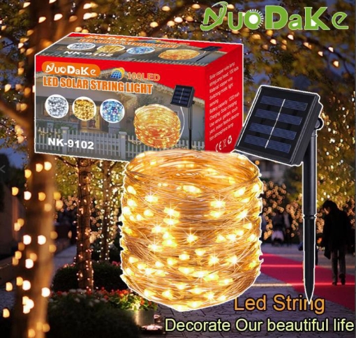 Picture of LED Solar hole line lamp string