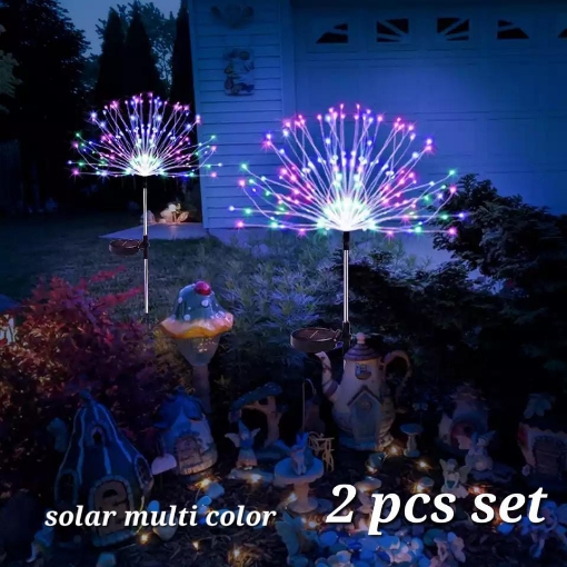Picture of 2 Set Pcs Solar LED Dandelion Lights 
